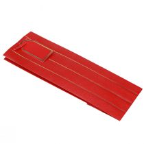 Artikel Presentpåse flaska påse papper rödguld 9×12×36cm 1 st