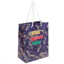 Artikel Presentpåse födelsedag “Happy Birthday” papper 18×10×23cm 2st