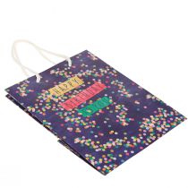 Artikel Presentpåse födelsedag “Happy Birthday” papper 18×10×23cm 2st