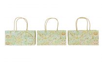 Artikel Presentpåse med handtag presentpåse mönstrad 24×12×12cm 6st