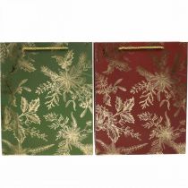 Presentpåsar Jul Julpåsar mistel 26×32cm 2st