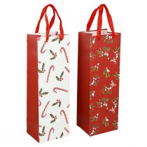 Presentpåsar Julflaskpåse presentpåse 12×36×10cm 2st