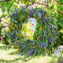 Artikel Torkad lavendel dekorativa torkade blommor 25cm 350g 5st