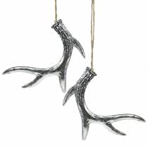 Artikel Dekorativt galgehjul silverantik 12cm x 11cm 4st
