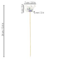 Artikel Vattenkanna dekorativa pålar för buketter och balkongblomsterdekorationer, 34 cm, 8 stycken