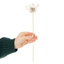 Artikel Vattenkanna dekorativa pålar för buketter och balkongblomsterdekorationer, 34 cm, 8 stycken