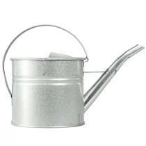 Artikel Vintage dekorativ vattenkanna, metall, silver, 1,25l kruka