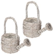 Artikel Dekorativ vattenkanna i smakfull vävd design för elegant heminredning, 26 cm