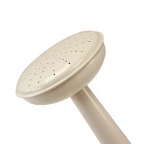 Artikel Vintage vattenkanna i metall, krämvit, dekorativ och funktionell, kruka för torkade och konstgjorda blommor, vattenkanna för inomhusbruk, 26 cm H, 5 liter