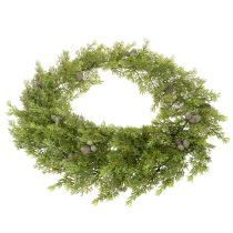 Artikel Konstgjord cypressgirlang med kottar, 180 cm, för bord och dörr