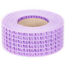 Artikel Lila nättejp, 4,5 cm bred, dekorativ tejprulle för kreativt hantverk, 10 m