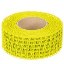 Artikel Gult nätband, 4,5 cm, presentband för kreativ dekoration