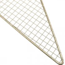 Artikel Metal Star Mesh Deco Star Metal Deco Guld Ø57cm