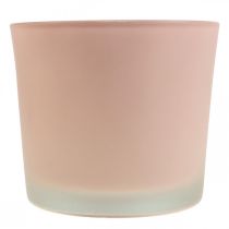 Artikel Blomkruka i glas, rosa, glashink, Ø14,5 cm, H12,5 cm