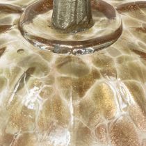 Artikel Glaspumpaborddekoration höstpumpa glas metall H14cm 2 st