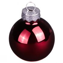 Artikel Glaskulor Jul i Bordeaux mix Ø3cm 22 st