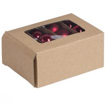 Artikel Glaskulor Jul i Bordeaux mix Ø3cm 22 st