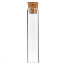 Artikel Provrör dekorativa glasrör kork minivaser H13cm 24 st