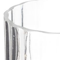 Artikel Högkvalitativ glasvas för dekorativa arrangemang i moderna hem, 24 cm