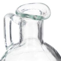 Artikel Minivas/vattenkanna med handtag för matbordet hemma, dekorativ och funktionell, 12 cm, 6 stycken