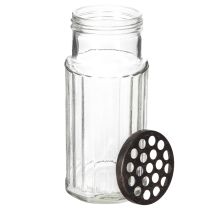 Artikel Glasflaska i metallkorg, perfekt för dekorativa accenter i vardagsrummet, 20 cm