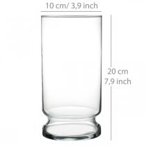 Glasvascylinder klar Ø10cm H20cm