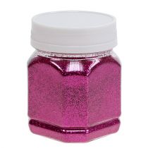 Glitter dekoration rosa 115g