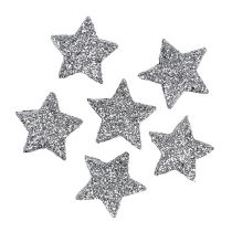 Artikel Glitterstjärna silver Ø2,5cm 96 st