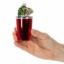 Artikel Mini cocktaildekorationer att hänga i julgranen, 14 cm, 6 stycken