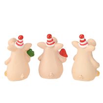 Artikel Lyckopigs Dekorativ Gris med Lyckoamuletter 5 cm 6 st