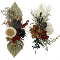 Artikel Naturmaterial gravarrangemang exotiska 4-faldigt assorterade 28 st