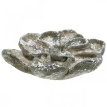Gravdekoration, betongdekoration, trädgårdsdekoration, betongrosa Ø15,5cm