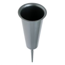 Artikel Gravvas silver 33cm