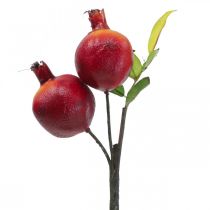 Artikel Dekorativ gren granatäpple dekoration, dekorativ frukt, dekorativ granatäpple 39cm