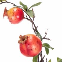 Artikel Konstgjord granatäpplegren som fruktgren för bordsdekoration, 68 cm