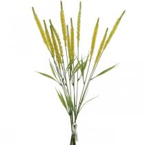 Artikel Konstgräs gul rävsvans konstgjorda blommor 62cm 4st