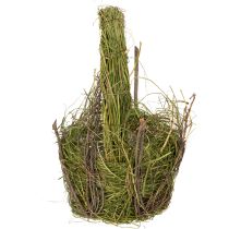 Artikel Påskkorg, naturlig design, handkorg för festlig heminredning, 25 cm