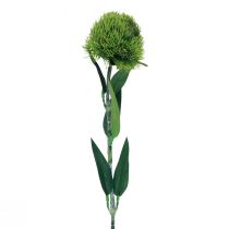 Grön skäggig nejlika konstgjord blomma som från trädgården 54cm