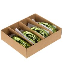 Artikel Glasjulgurka, julgransprydnad för upphängning, 7 cm, 4 stycken