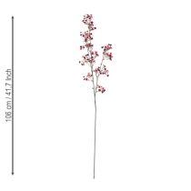 Artikel Gypsophila Konstgjord Baby's Breath Bordeaux 106cm 2st