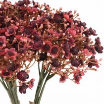 Artikel Gypsophila konstgjorda röda konstgjorda blommor höst 29,5cm 18st