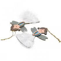 Artikel Juldekorationsfigurer Julgransdekorationer trä 14,5x10cm 6st