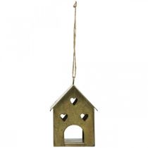 Artikel Julhängare metallhus vintage guld H9,5cm 3st