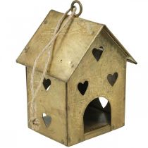 Artikel Julhängare metallhus vintage guld H9,5cm 3st
