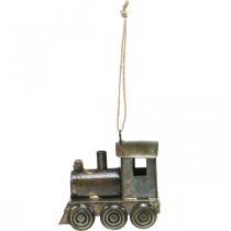 Artikel Julgransprydnad lokomotiv, metall, 7,5 cm hög