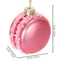 Artikel Julgransprydnad macaronhänge 6cm