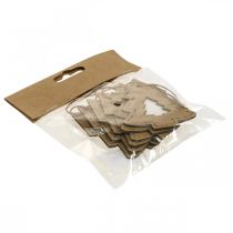 Artikel Julgransdekoration stjärngran hjärtpapper 7cm 36p