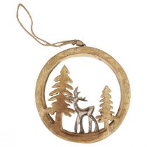 Artikel Hängande dekorationsfönster Juldekoration renträdekoration 19,5cm