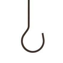Krokbrun L 25cm 12st