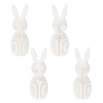 Artikel Dekorativ kaninfigur för modern påskdekoration, 11 cm, 4 stycken